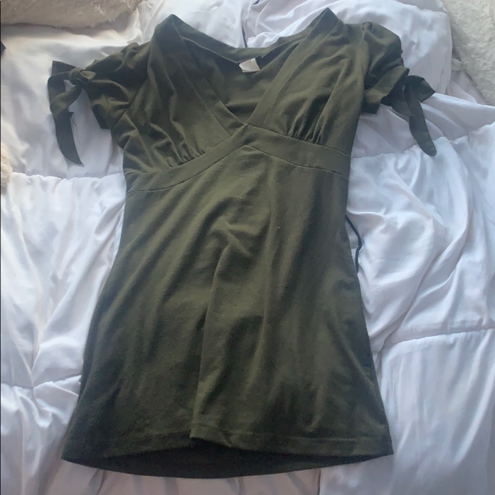 Candy Rain navy green top